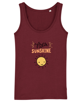 You are My Sunshine Burgundy