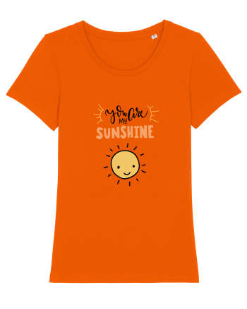 You are My Sunshine Bright Orange
