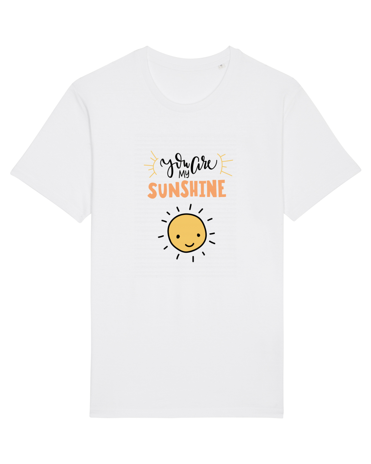 Tricou mânecă scurtă Unisex Rocker White