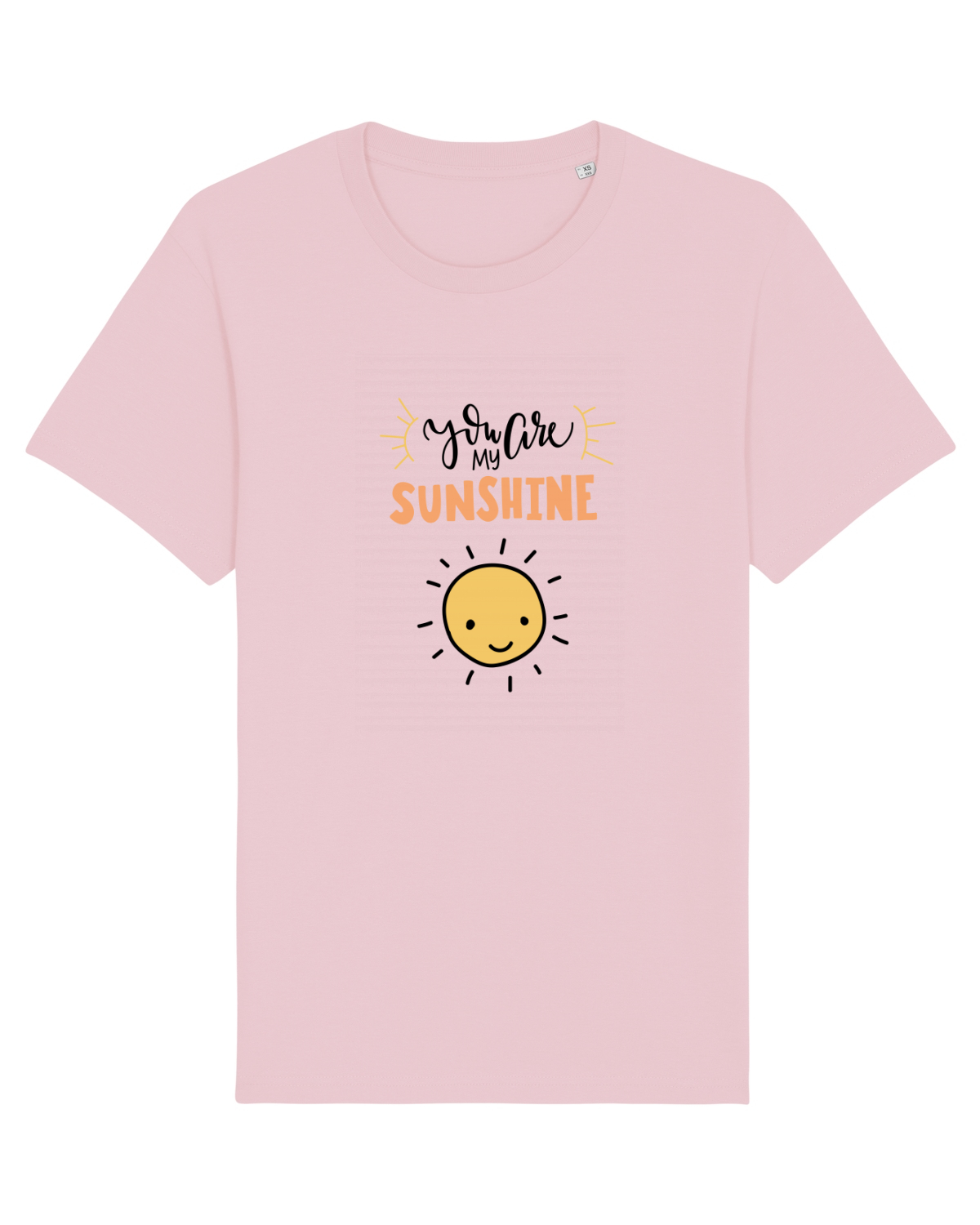 Tricou mânecă scurtă Unisex Rocker Cotton Pink