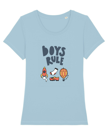 Boys Rule Sky Blue
