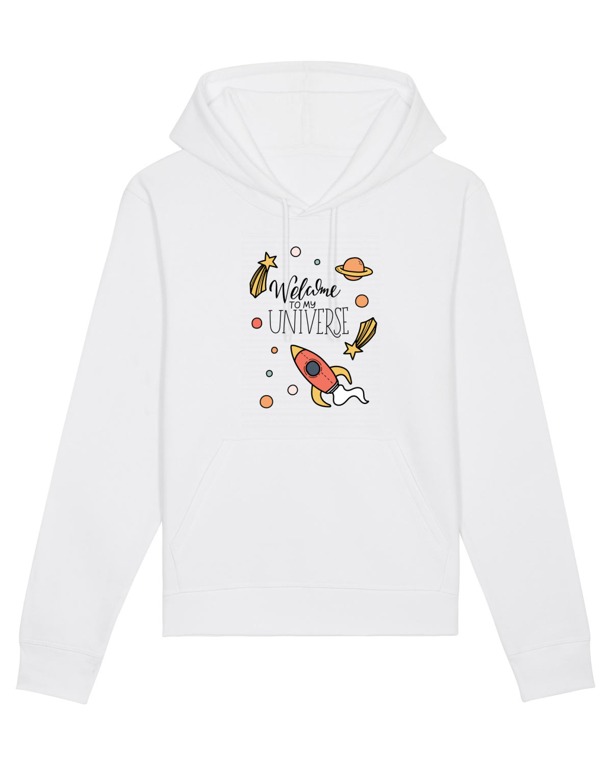 Hanorac Unisex Drummer White