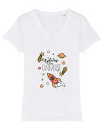 Welcome to my Universe Tricou mânecă scurtă guler V Damă Evoker