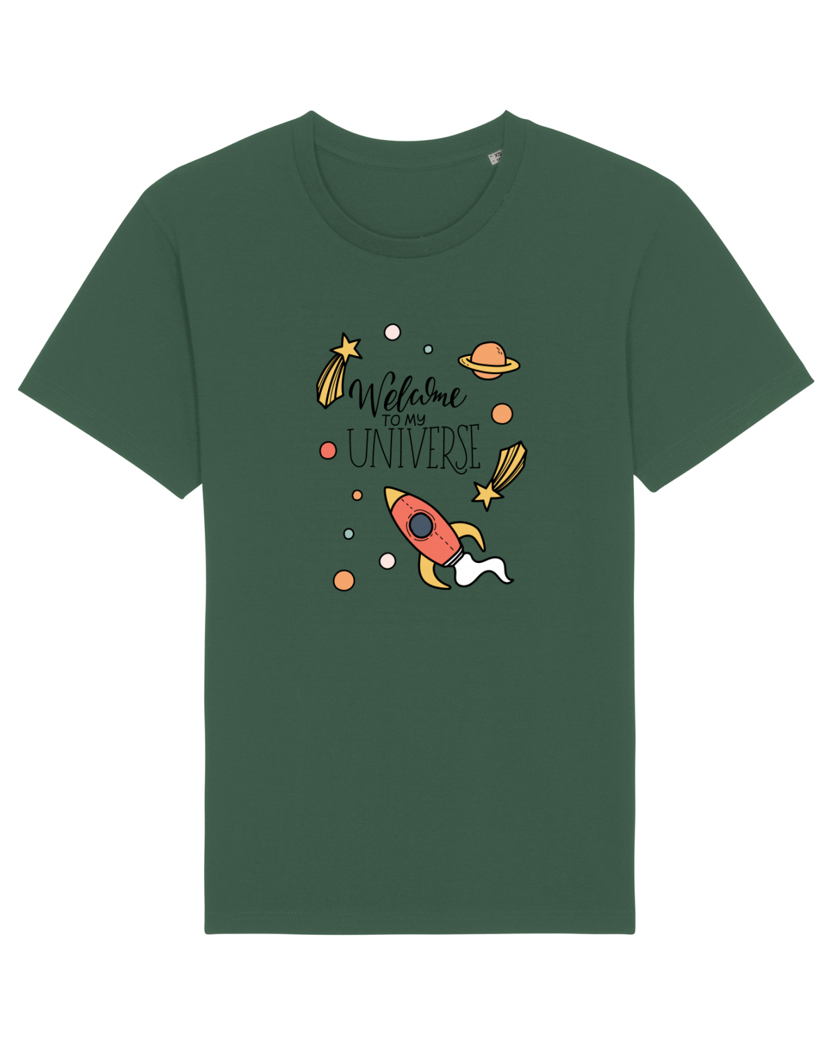 Tricou mânecă scurtă Unisex Rocker Bottle Green