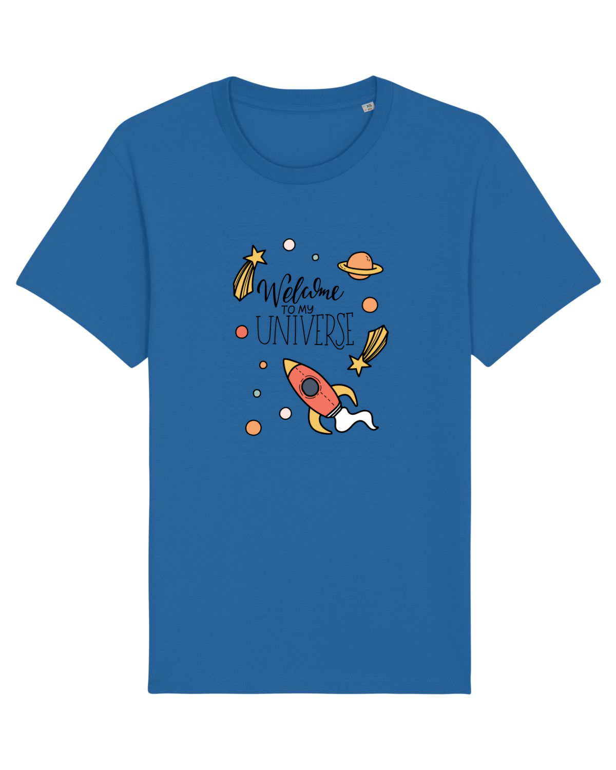 Tricou mânecă scurtă Unisex Rocker Royal Blue