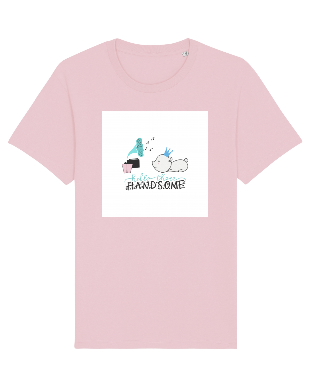 Tricou mânecă scurtă Unisex Rocker Cotton Pink