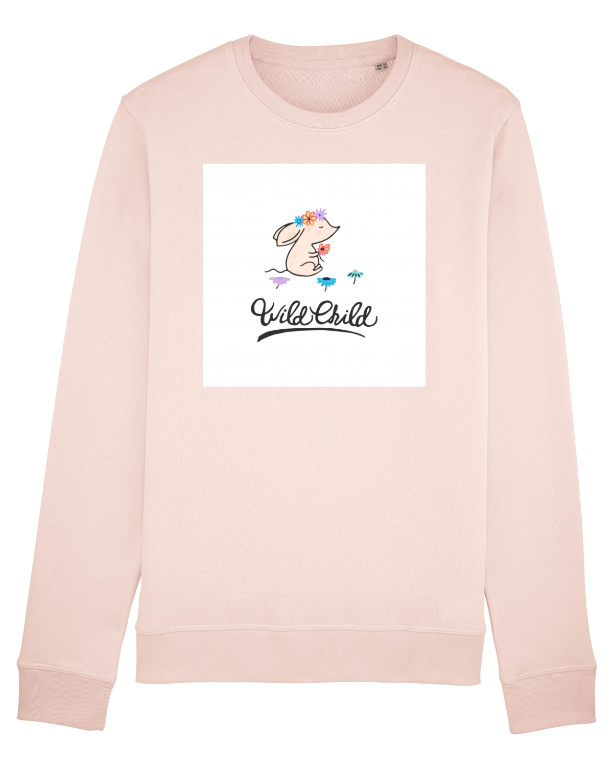 Bluză mânecă lungă Unisex Rise Candy Pink