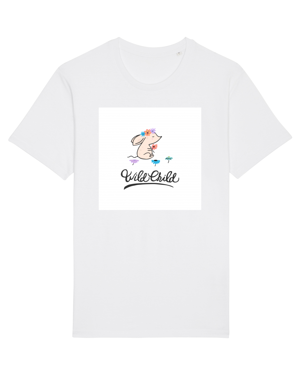 Tricou mânecă scurtă Unisex Rocker White