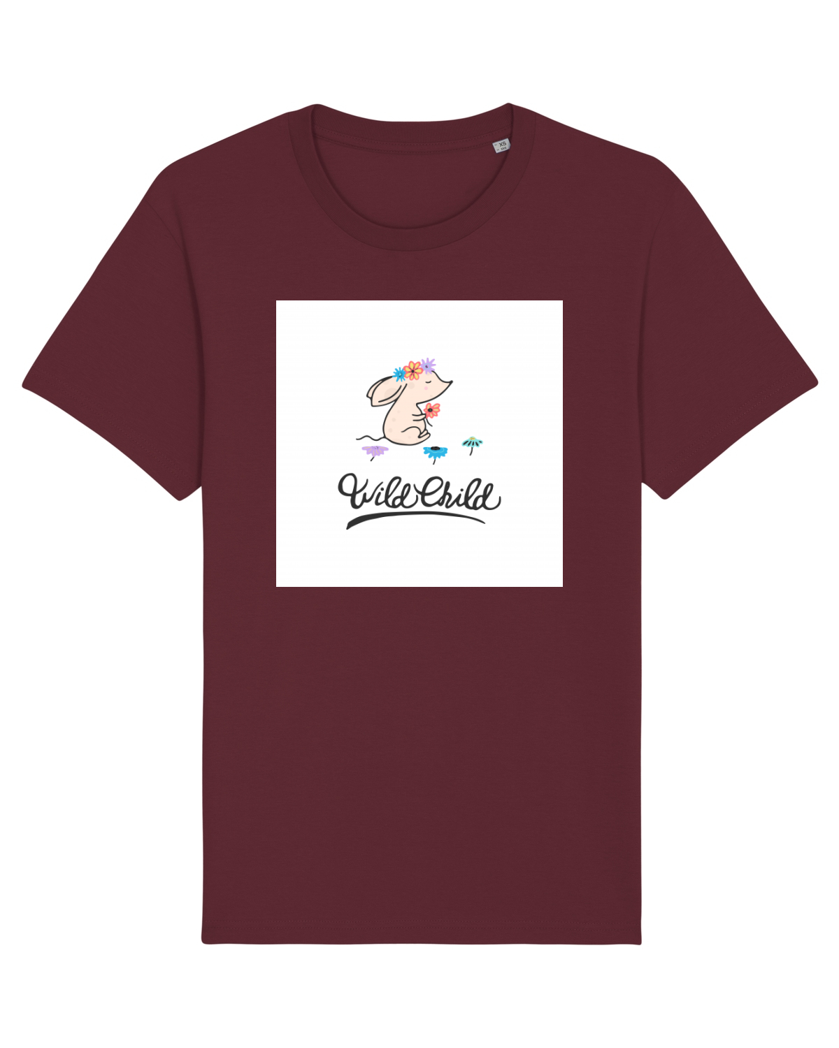 Tricou mânecă scurtă Unisex Rocker Burgundy