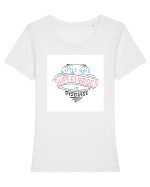 Little Boys are Superheroes Tricou mânecă scurtă guler larg fitted Damă Expresser