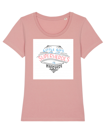 Little Boys are Superheroes Canyon Pink