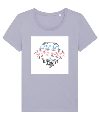 Little Boys are Superheroes Lavender