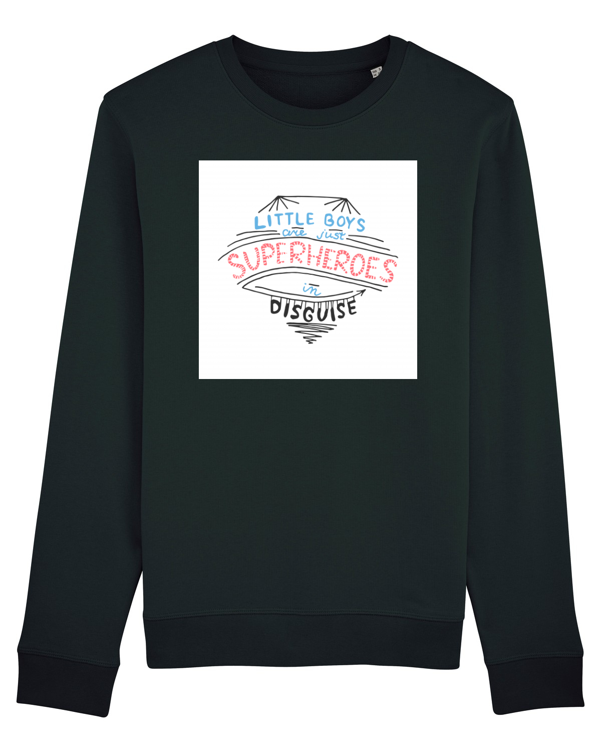 Bluză mânecă lungă Unisex Rise Black