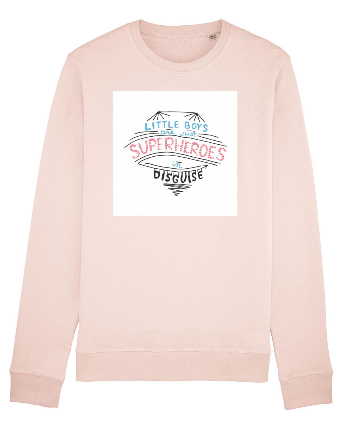 Bluză mânecă lungă Unisex Rise Candy Pink