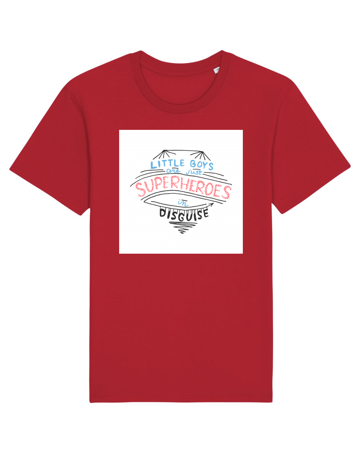 Tricou mânecă scurtă Unisex Rocker Red