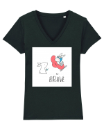 Welcome to the World Baby Tricou mânecă scurtă guler V Damă Evoker
