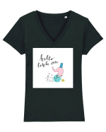 Hello Little One Tricou mânecă scurtă guler V Damă Evoker