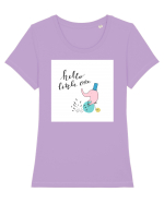 Hello Little One Tricou mânecă scurtă guler larg fitted Damă Expresser