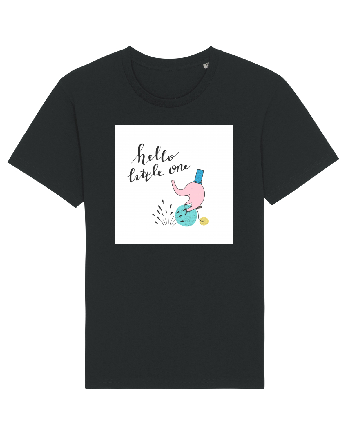 Tricou mânecă scurtă Unisex Rocker Black