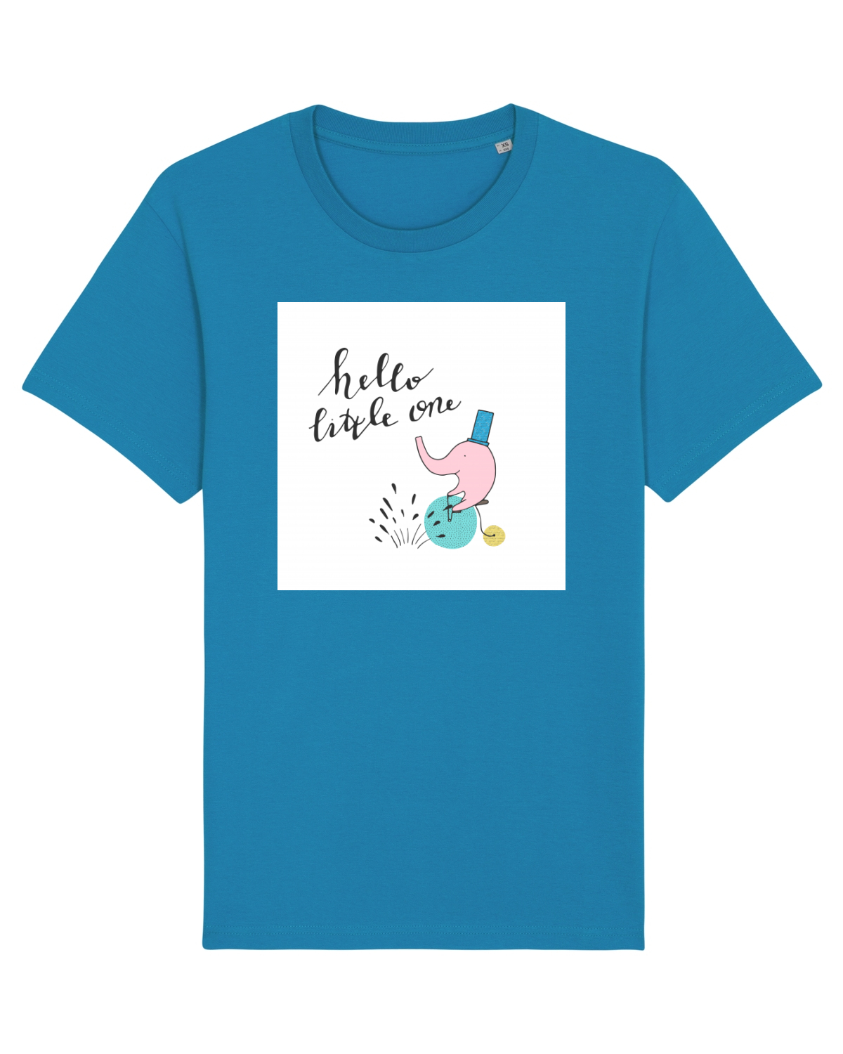 Tricou mânecă scurtă Unisex Rocker Azur