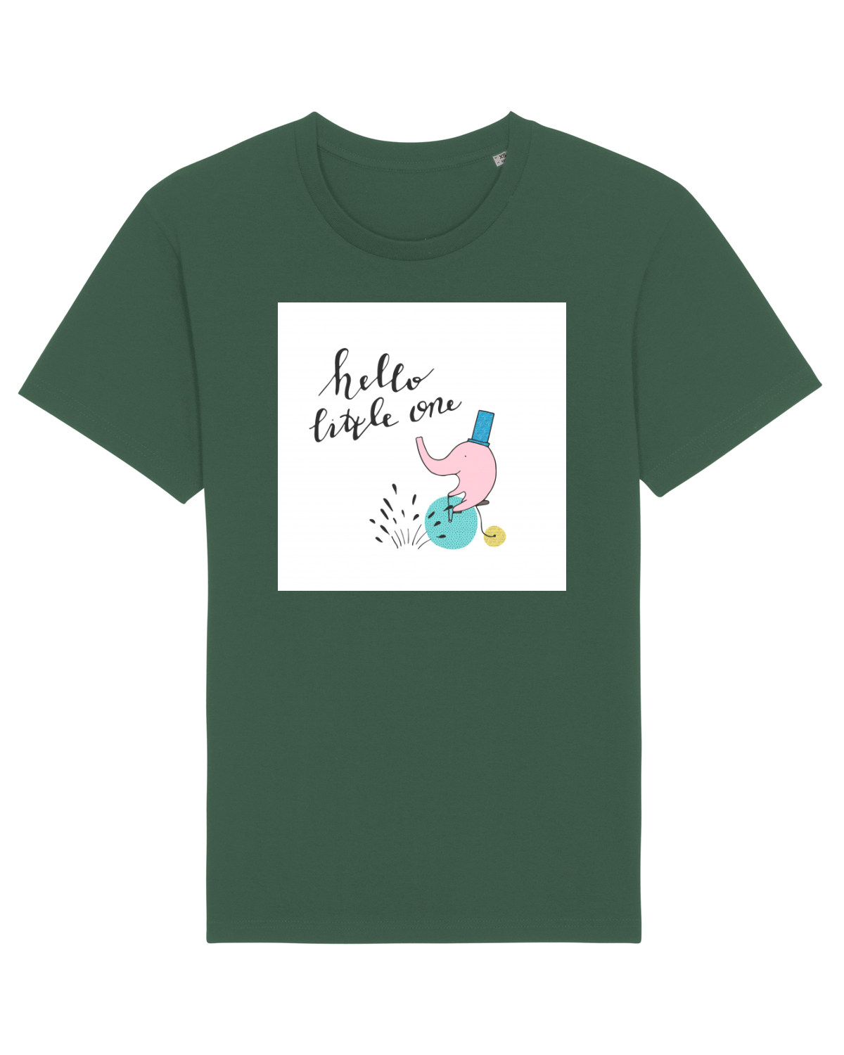 Tricou mânecă scurtă Unisex Rocker Bottle Green