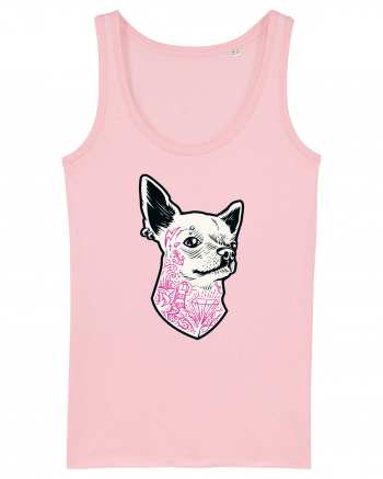 Tattoo Dog Cotton Pink