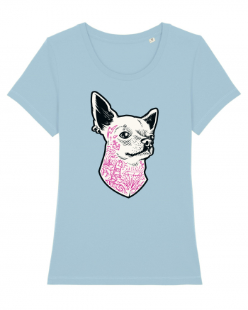 Tattoo Dog Sky Blue