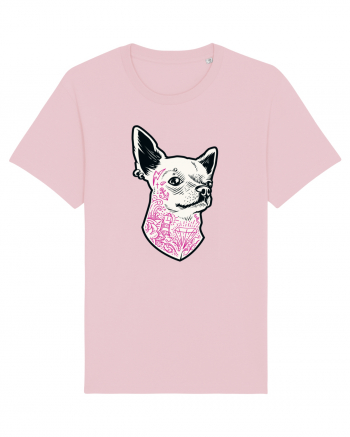 Tattoo Dog Cotton Pink