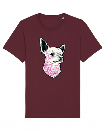 Tattoo Dog Burgundy