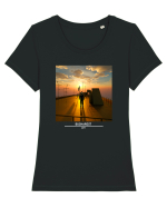 Bucharest 2077 Chapter 1  Tricou mânecă scurtă guler larg fitted Damă Expresser