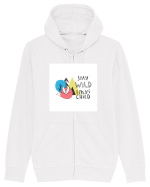 Stay Wild my Child Hanorac cu fermoar Unisex Connector