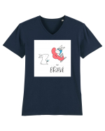 Be Brave Tricou mânecă scurtă guler V Bărbat Presenter