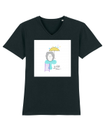 Wild and Free Tricou mânecă scurtă guler V Bărbat Presenter