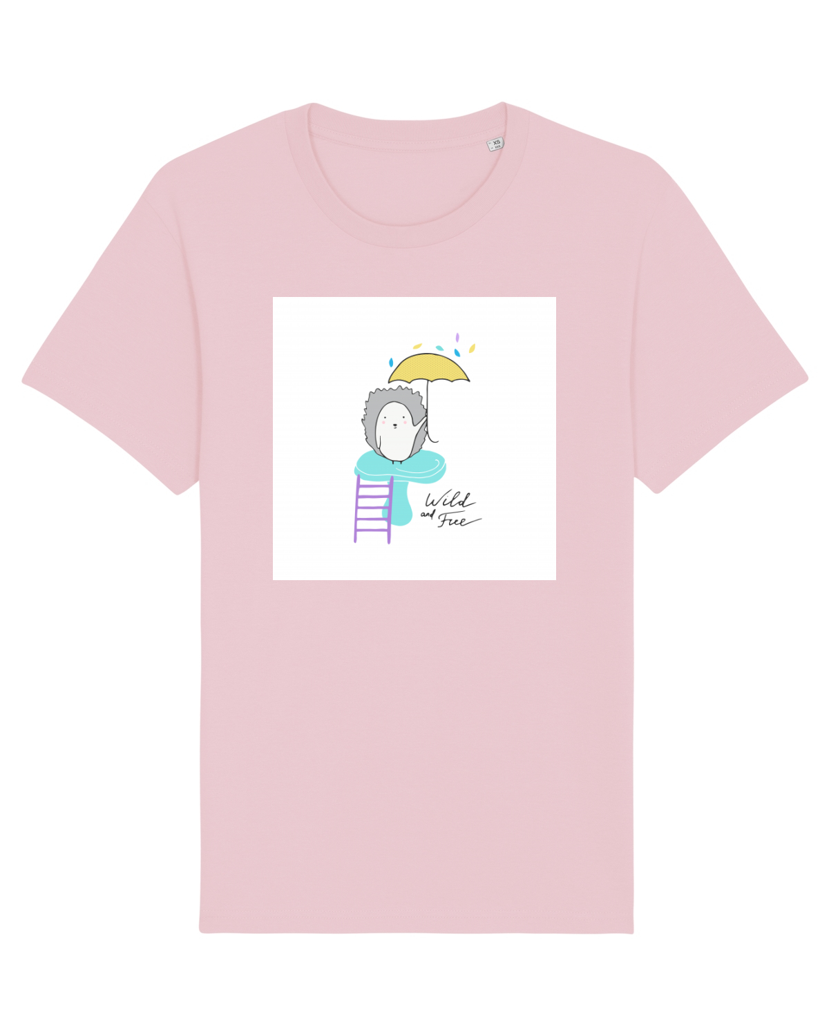 Tricou mânecă scurtă Unisex Rocker Cotton Pink