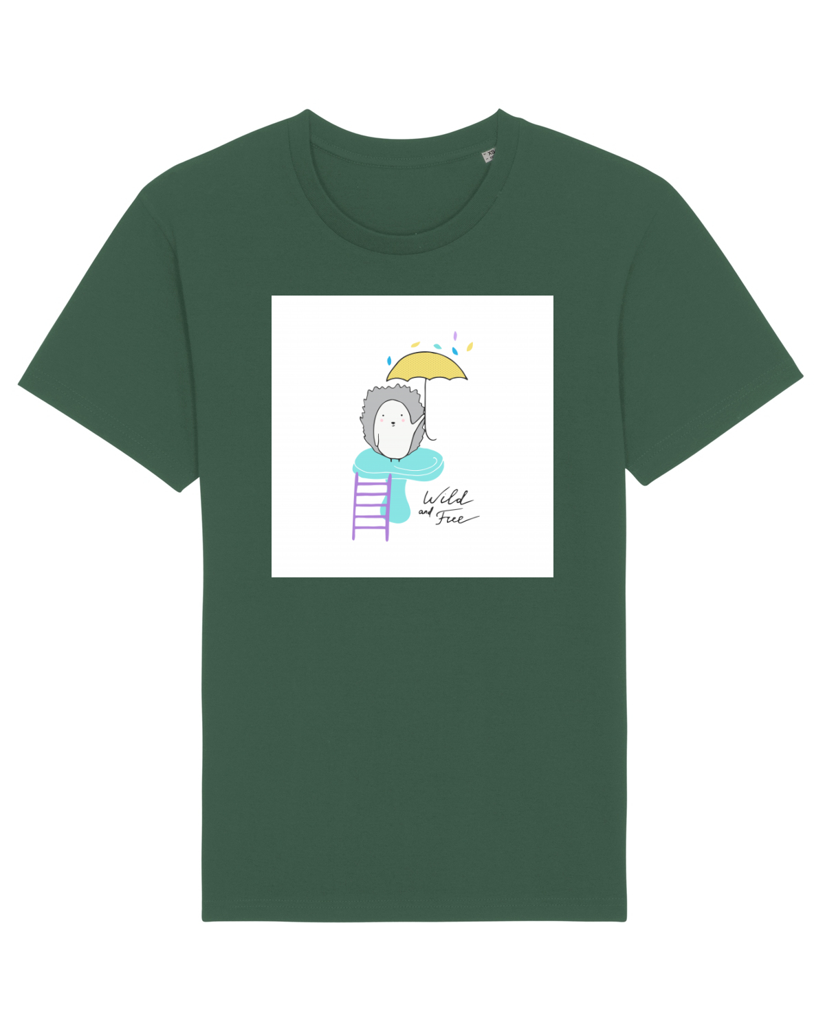Tricou mânecă scurtă Unisex Rocker Bottle Green