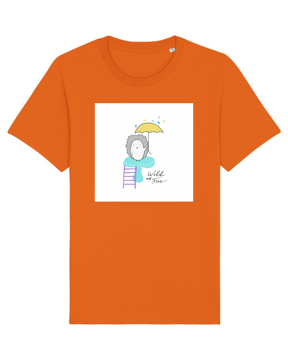 Tricou mânecă scurtă Unisex Rocker Bright Orange
