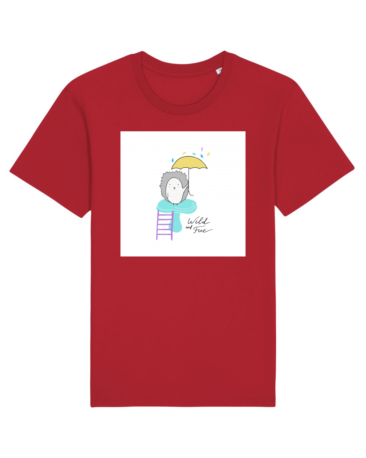 Tricou mânecă scurtă Unisex Rocker Red