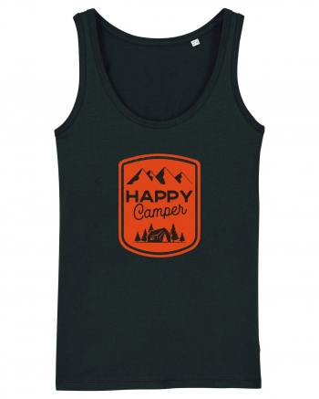 Happy Camper Orange Black