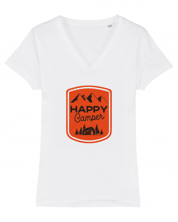 Happy Camper Orange White