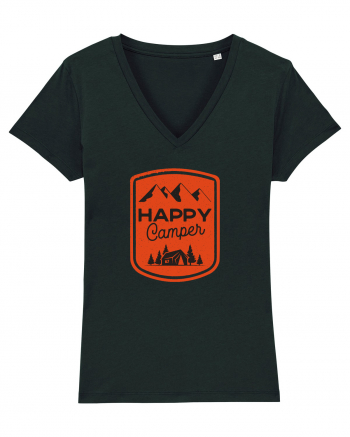 Happy Camper Orange Black