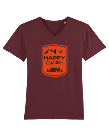 Happy Camper Orange Burgundy