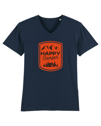 Happy Camper Orange French Navy