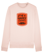Happy Camper Orange Bluză mânecă lungă Unisex Rise