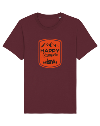 Happy Camper Orange Burgundy