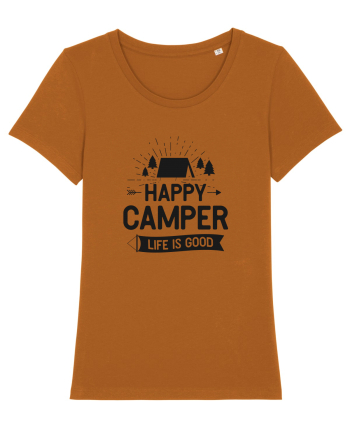 Happy Camper Life is Good Roasted Orange