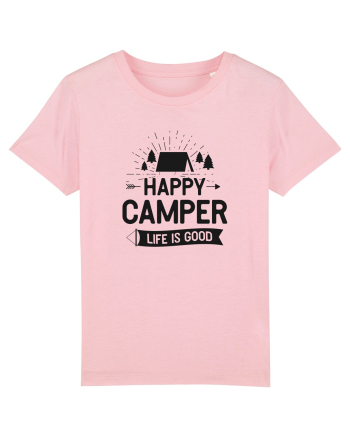 Happy Camper Life is Good Cotton Pink