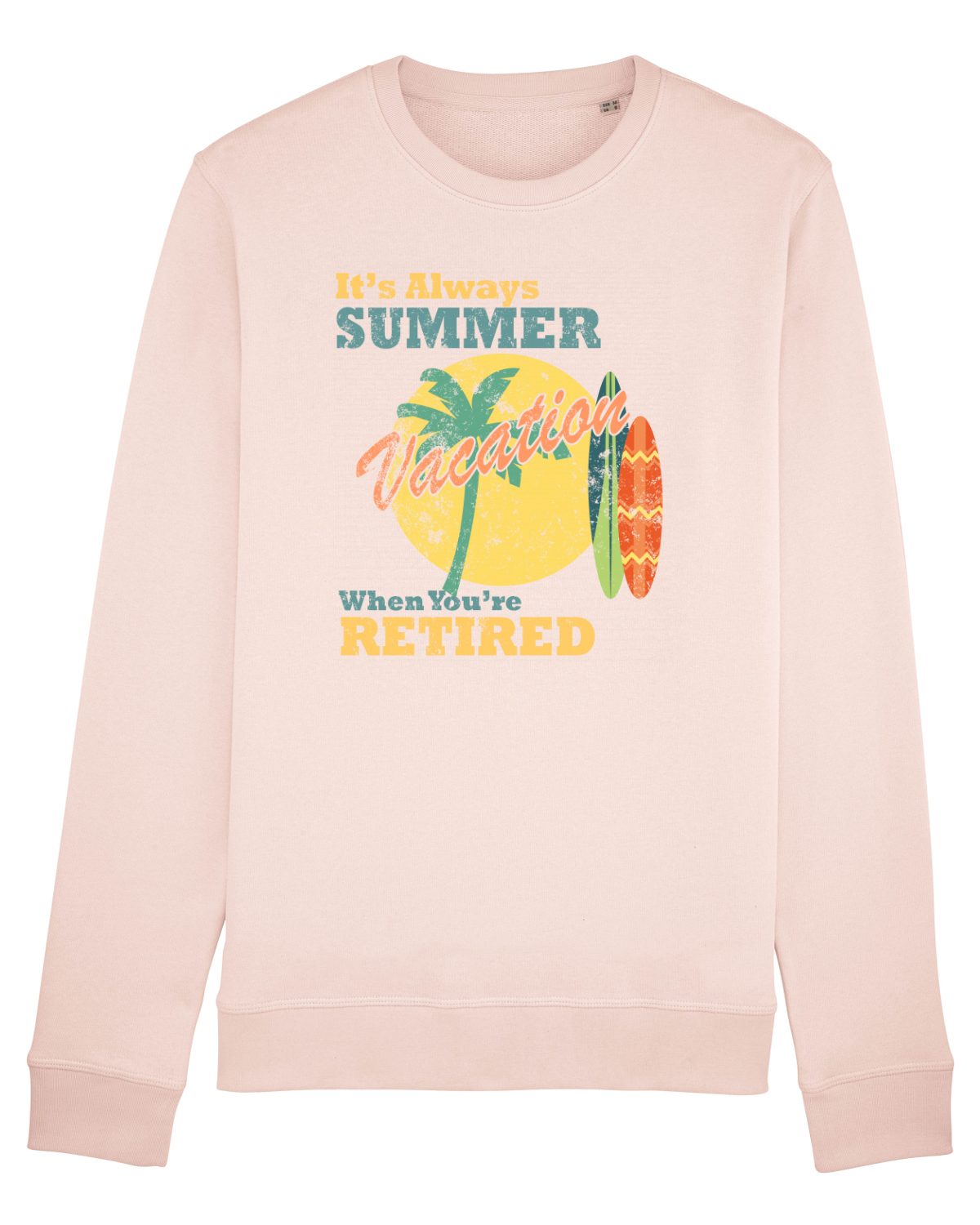 Bluză mânecă lungă Unisex Rise Candy Pink