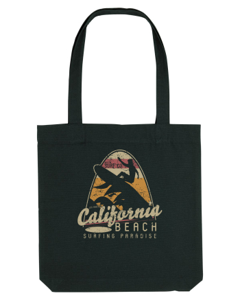 California Beach Surfing Black