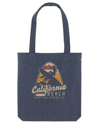 California Beach Surfing Midnight Blue