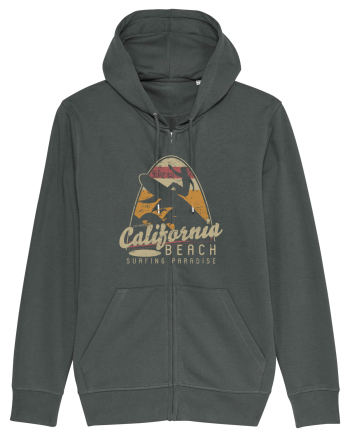 California Beach Surfing Anthracite